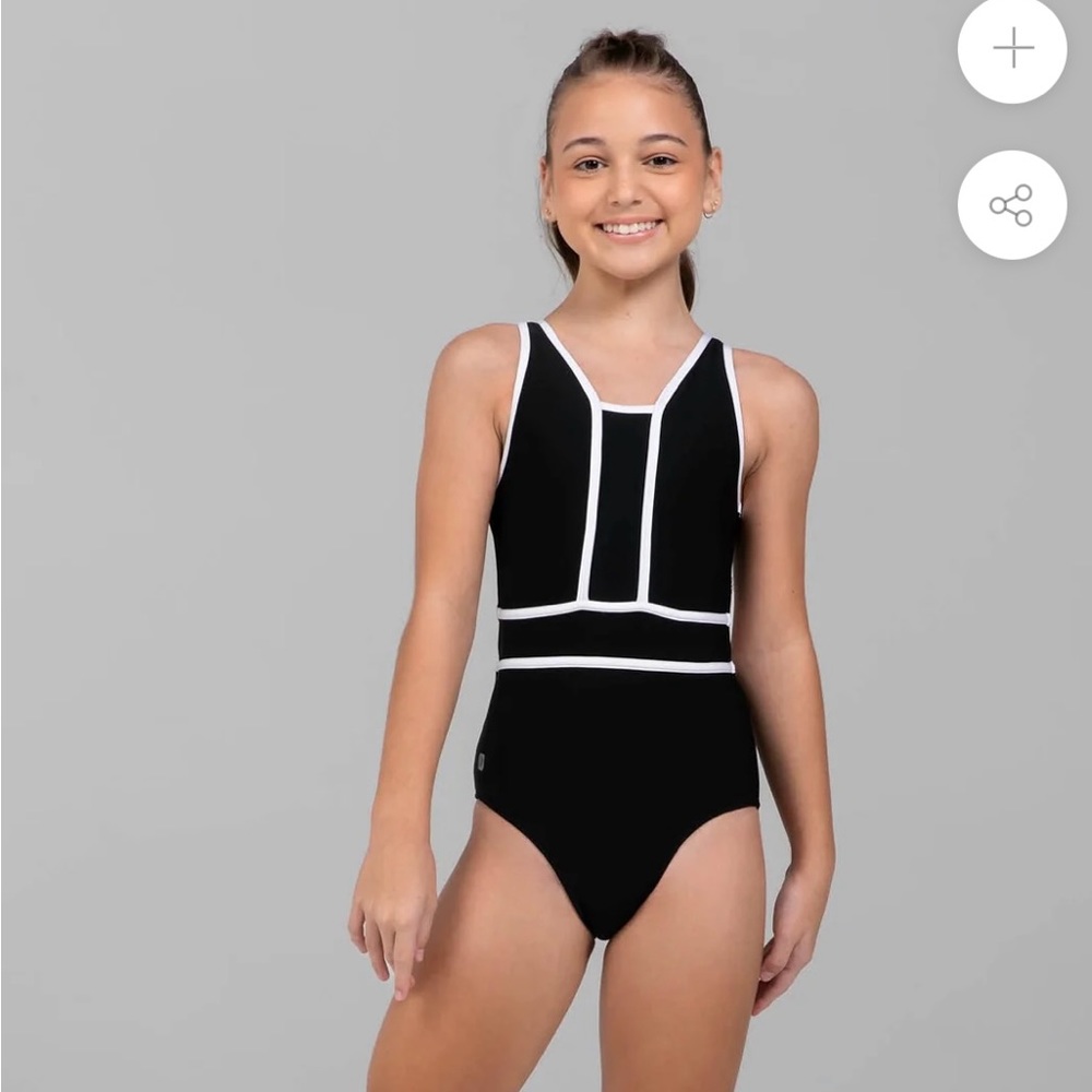 NWT Sylvia P Bowie Leotard Child 12